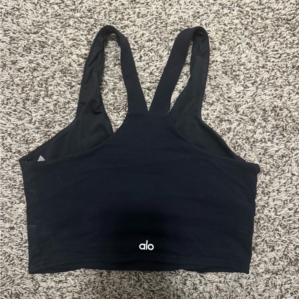 Alo Black Sports Bra Tank